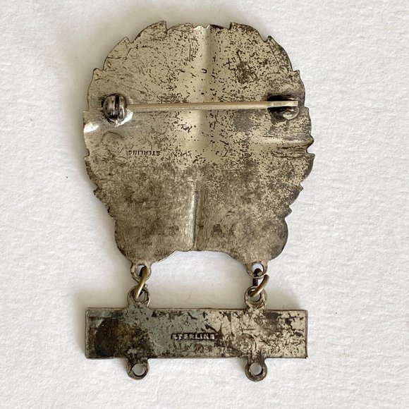 WWII US Army Air Force Technician Badge Sterling Large Size AP Mechanic Bar - Picture 3 of 7